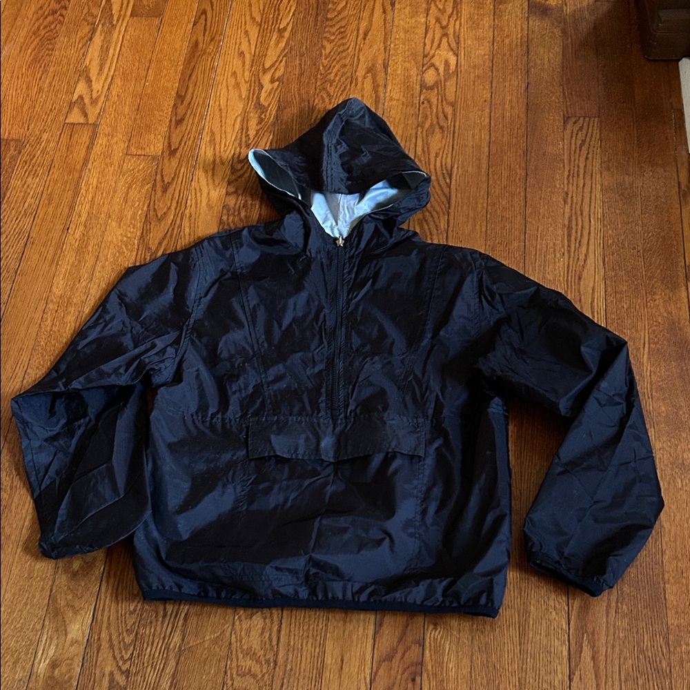 Reversible Catalina Black and Gray Windbreaker